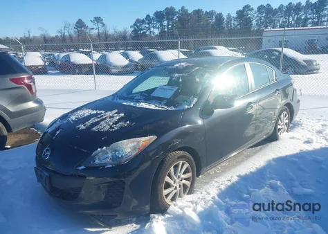 2012 Mazda Mazda3 I Grand Touring from USA, damaged, VIN JM1BL1W86C1649982